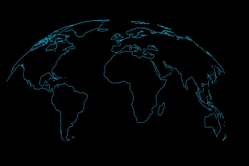 Decorative globe background